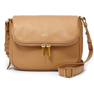 Fossil Preston Mini Flap Leather Bag